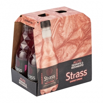 STRASS ENERGY DRINK QUARTZ 320 ML PACK COM 6UN