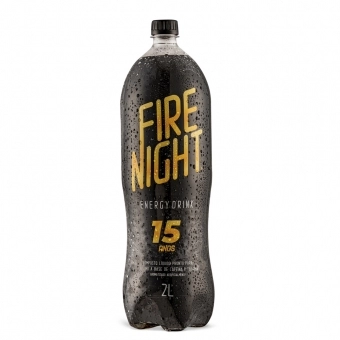 FireNight Energy Drink 15 anos 2 litros - Pack com 6 uni