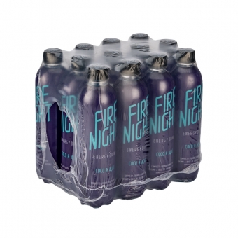 FireNight Energy Drink 420ml Coco e Açaí pack com 12 unidades