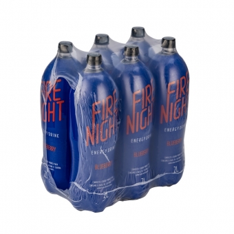 FireNight Energy Drink Blueberry 2 litros - Pack com 6 uni