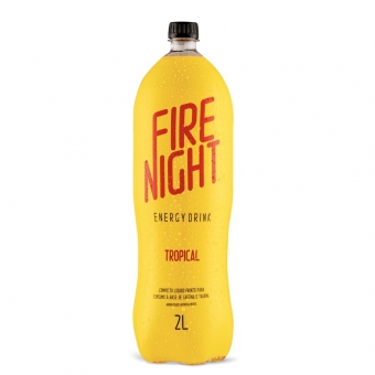 FireNight Energy Drink Tropical 2 litros - Pack com 6 uni