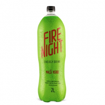 FireNight Energy Drink Maça Verde 2 litros - Pack com 6 uni