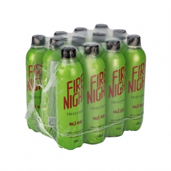 FireNight Energy Drink 420ml Maça Verde pack com 12 unidades